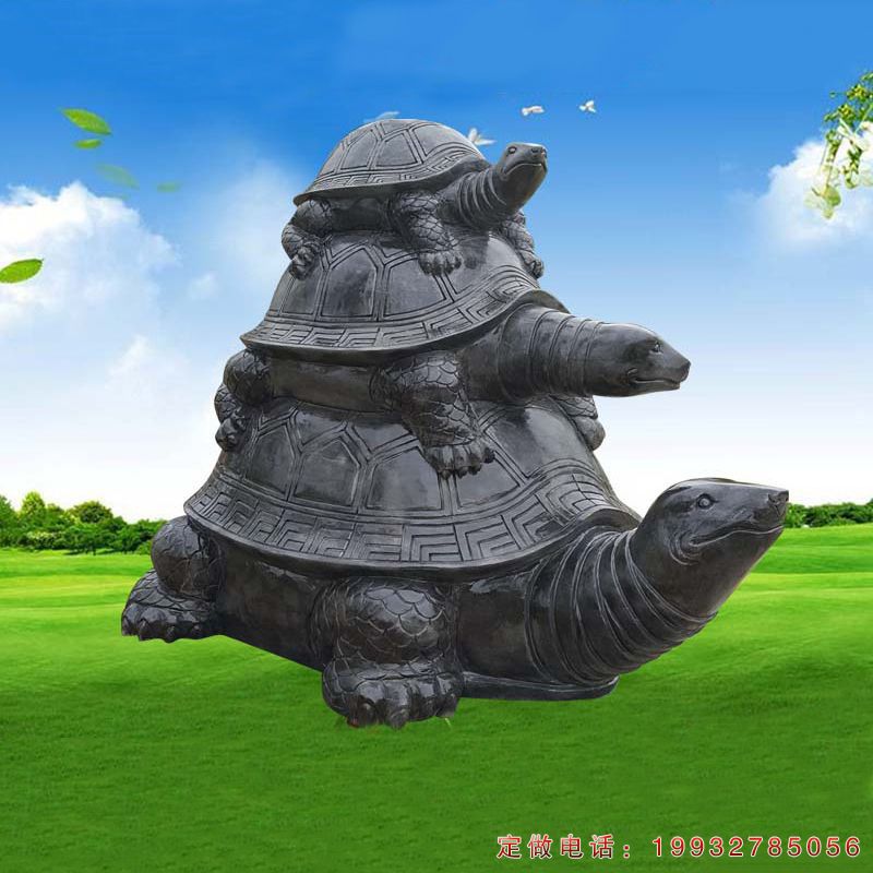 海滩景观海龟石雕（1）