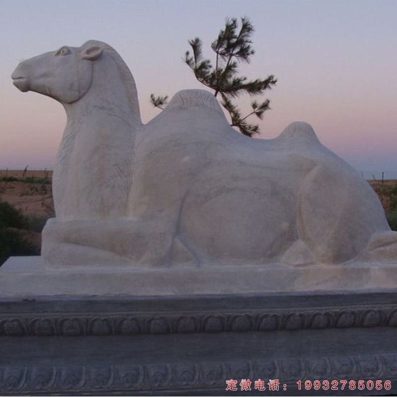 公园卧着的骆驼雕塑（1）