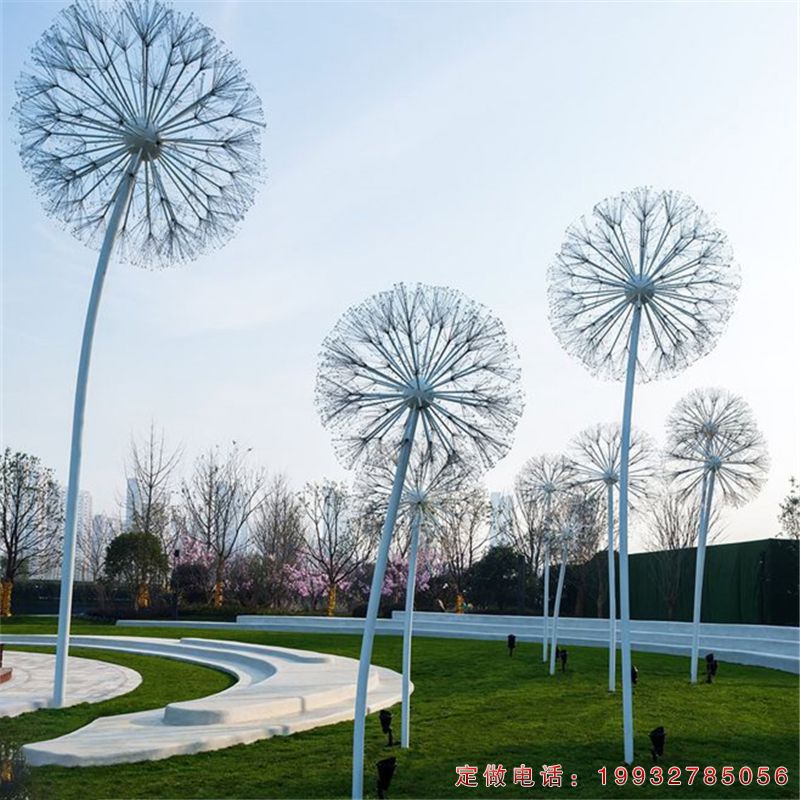 不锈钢蒲公英雕塑（1）