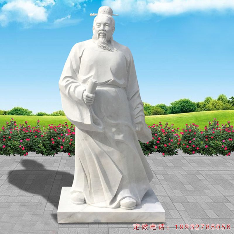 校园大理石范仲淹人物雕塑（1）