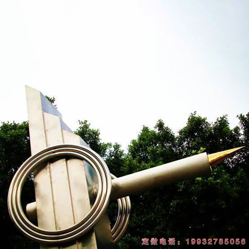 不锈钢钢笔雕塑（1）