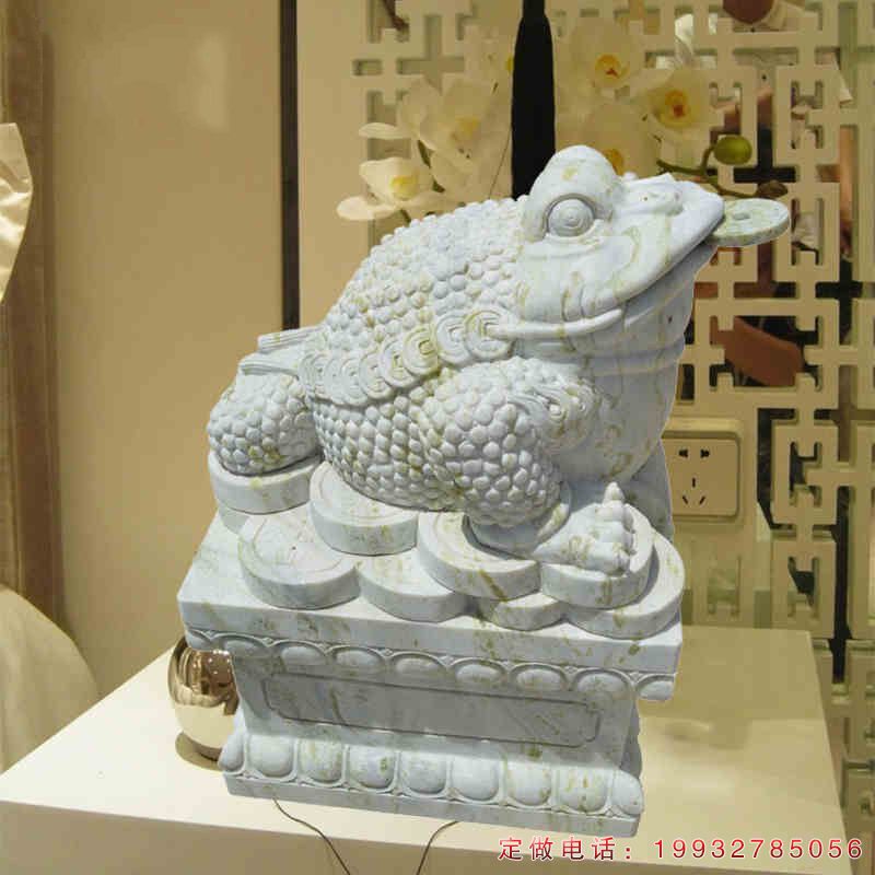 大理石招财金蟾神兽石雕（1）
