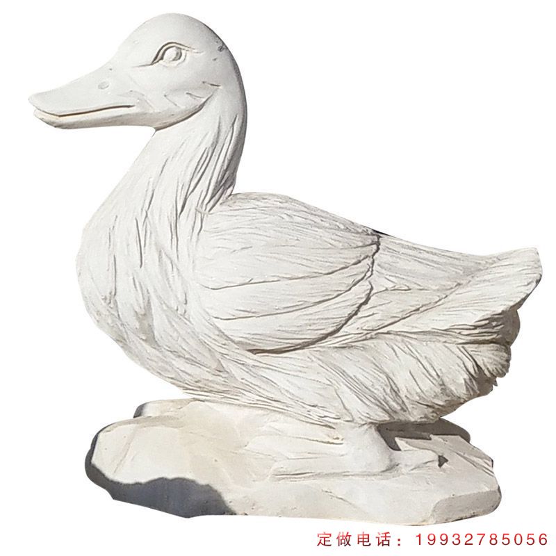 公园鸭子动物石雕（2）