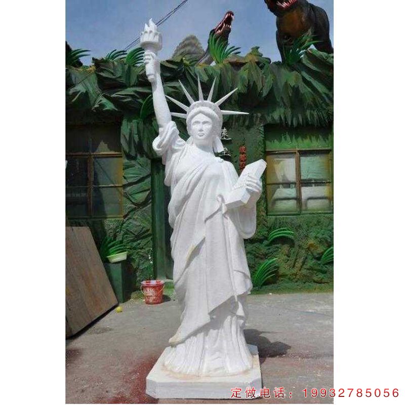 自由女神像人物景观石雕（1）
