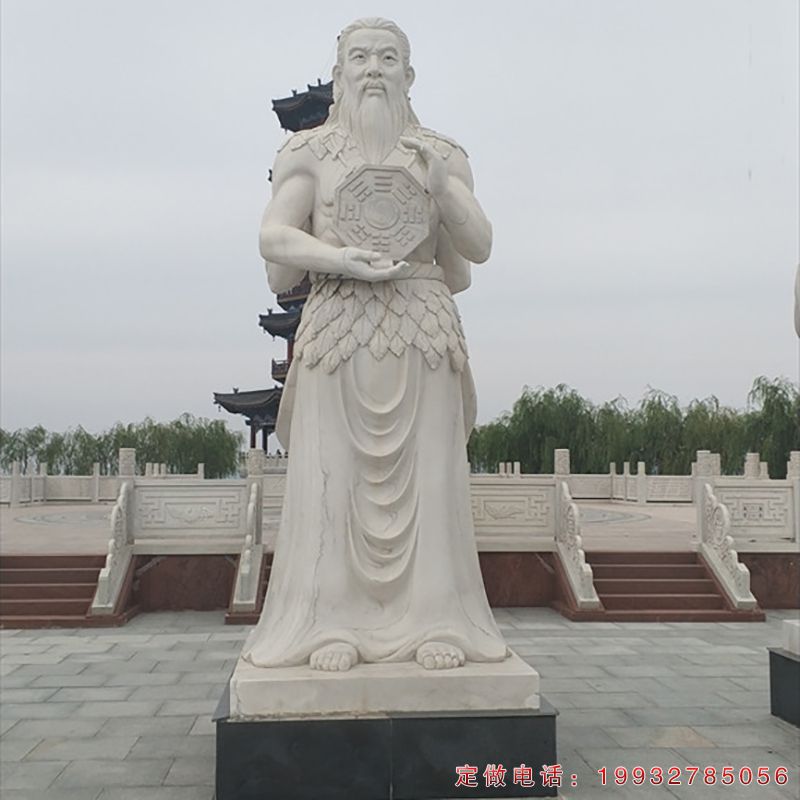 公园伏羲古代人物石雕（1）