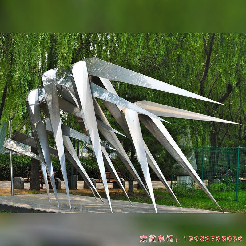 公园不锈钢竹子景观雕塑（1）