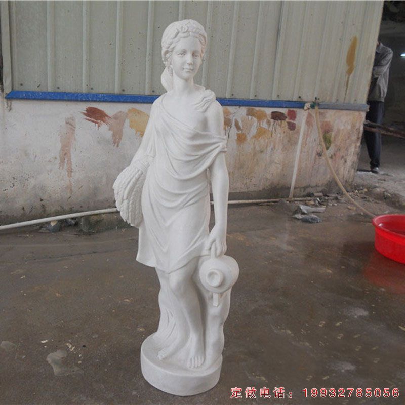 广场逛街西方人物石雕（1）