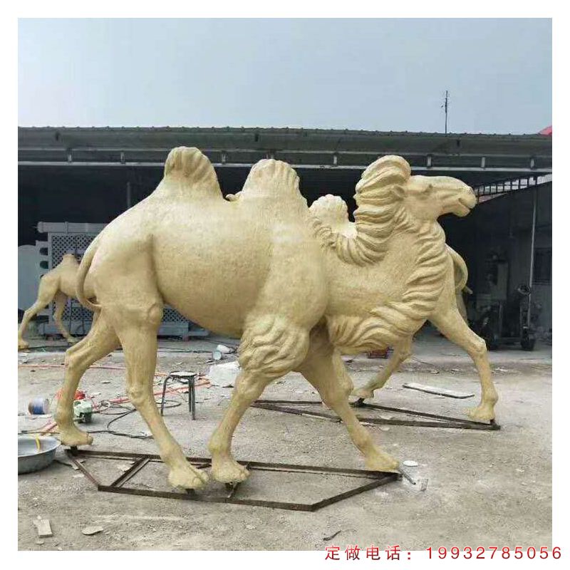 大型沙漠骆驼动物石雕（1）