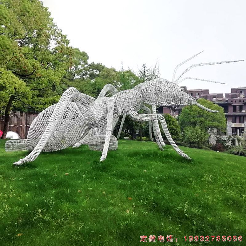 园林镂空蚂蚁不锈钢雕塑（1）