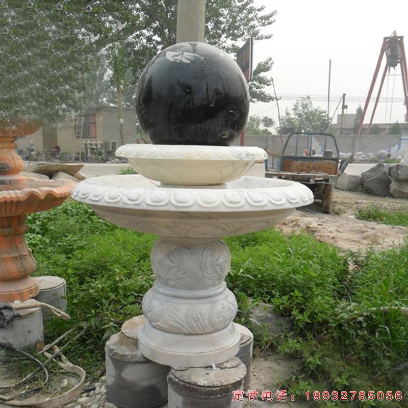公园双层风水球景观石雕（2）