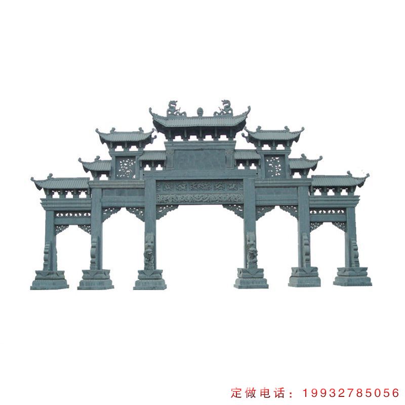 五门牌坊景观石雕（1）