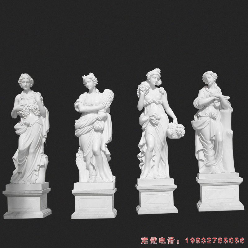 广场西方美女人物石雕（1）