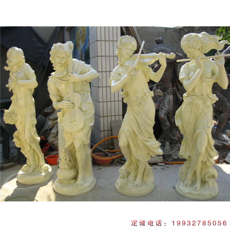 广场季节女神人物石雕（1）