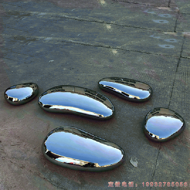 公园不锈钢水滴景观雕塑（2）