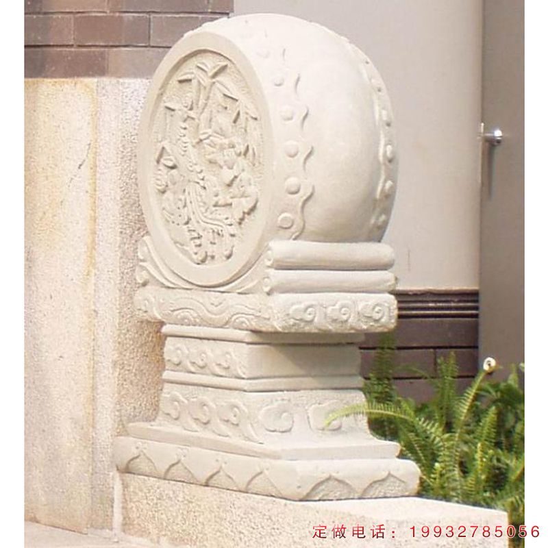 庭院浮雕抱鼓石景观雕塑（1）