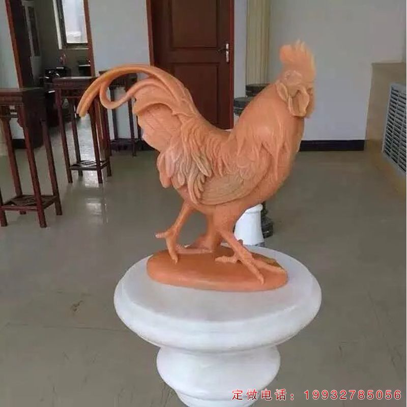 公鸡景观石雕（1）