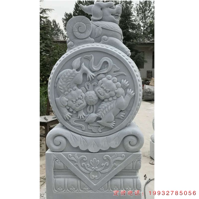 庭院抱鼓石景观石雕（1）