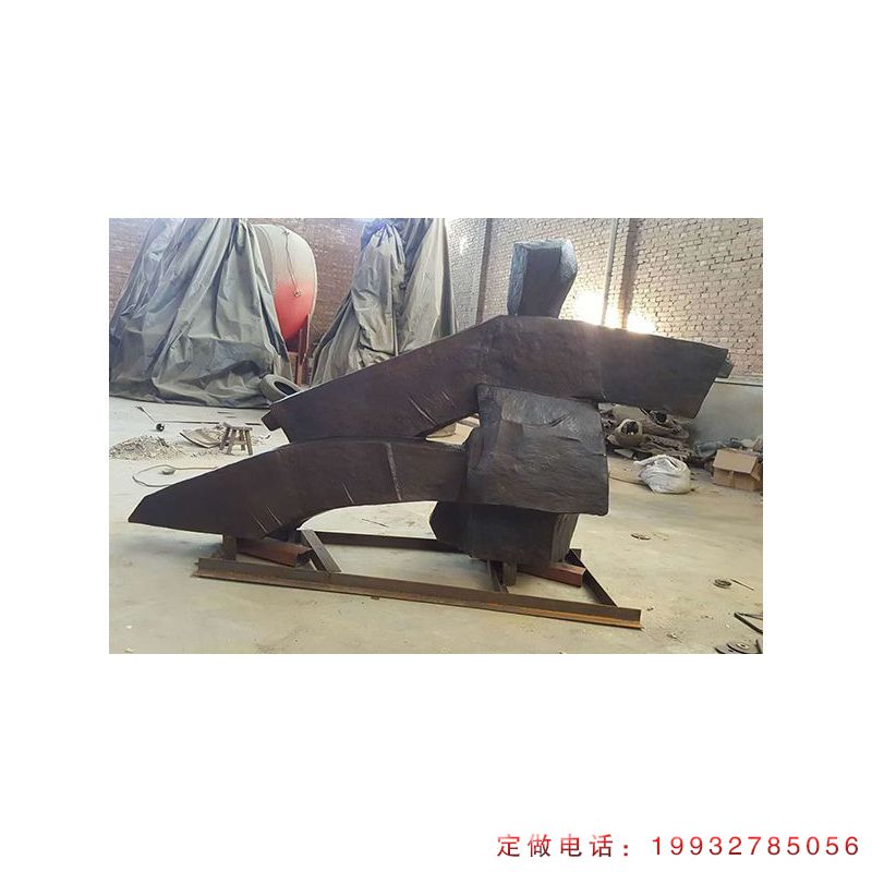 铜雕抽象人物