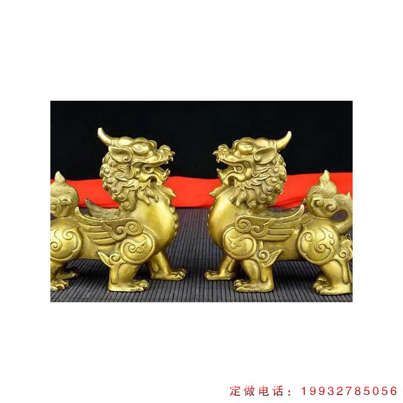 小区貔貅动物铜雕（1）