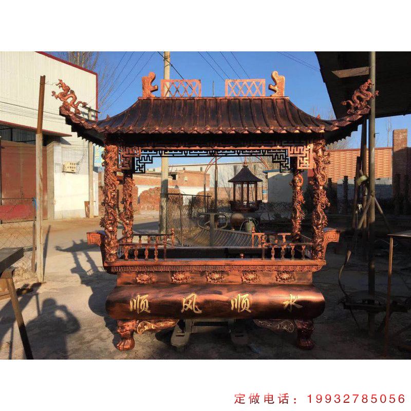 小区香炉景观铜雕（1）
