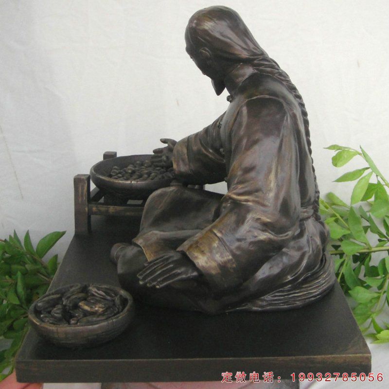 古代人物制药雕塑，铸铜景观人物雕塑(25)