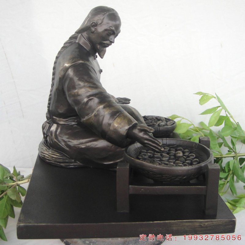 古代人物制药雕塑，铸铜景观人物雕塑(26)