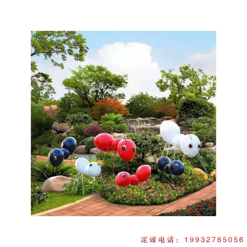 企业玻璃钢蚂蚁动物雕塑（1）
