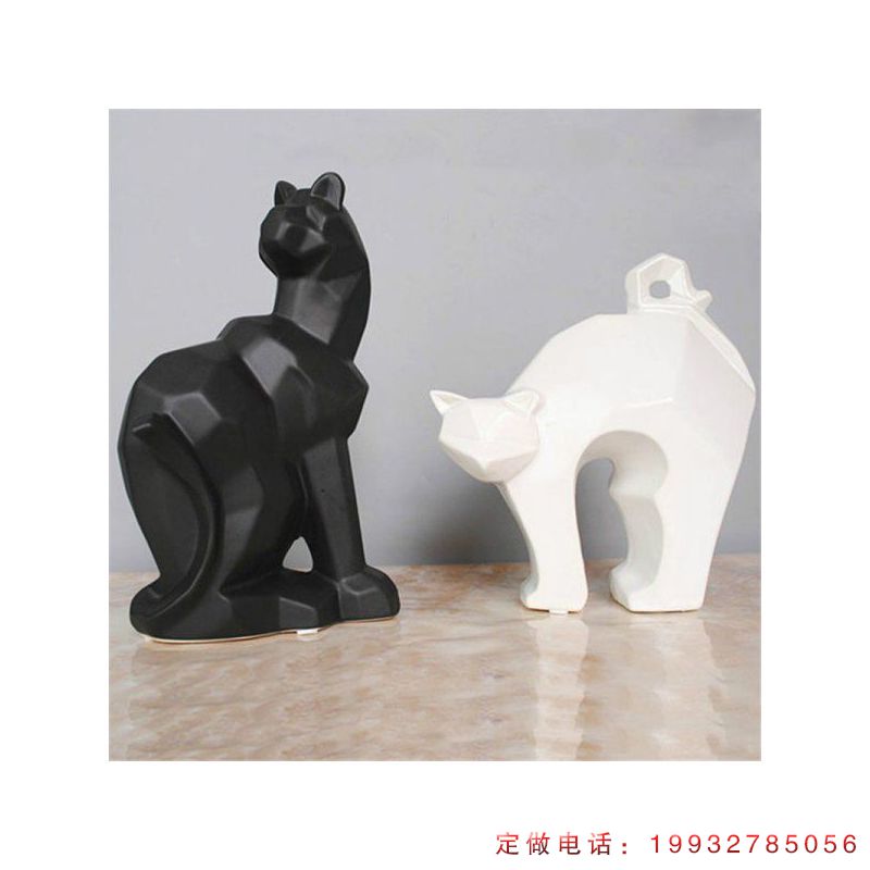 玻璃钢猫雕塑  (7)