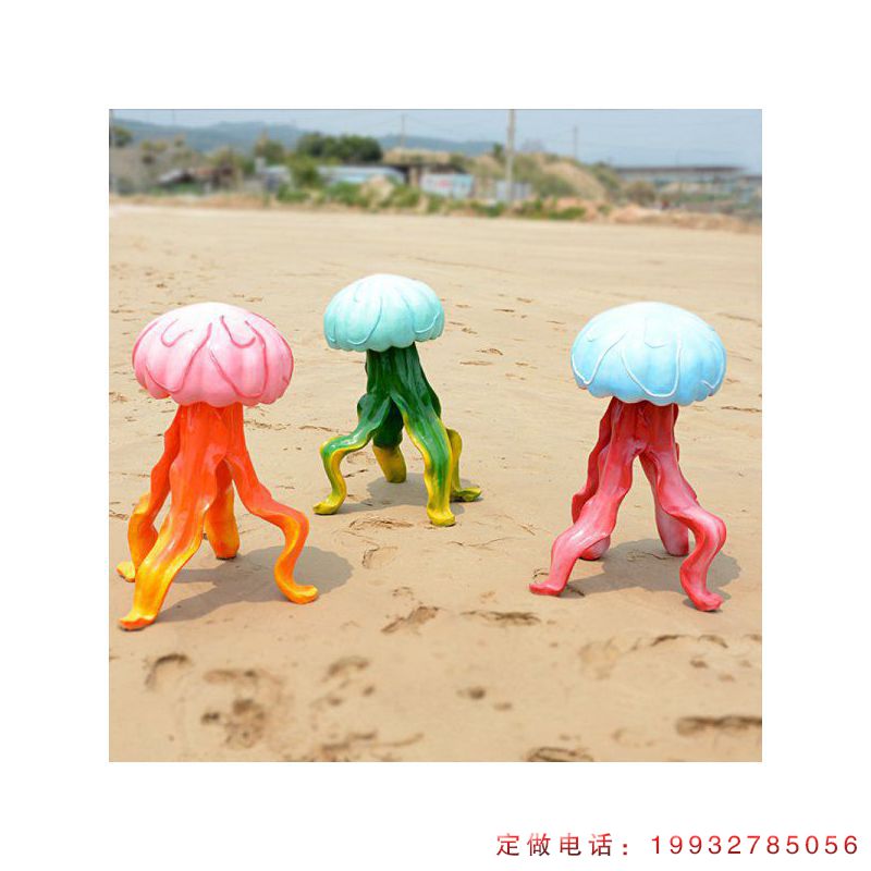 玻璃钢仿真海洋生物雕塑 (25)