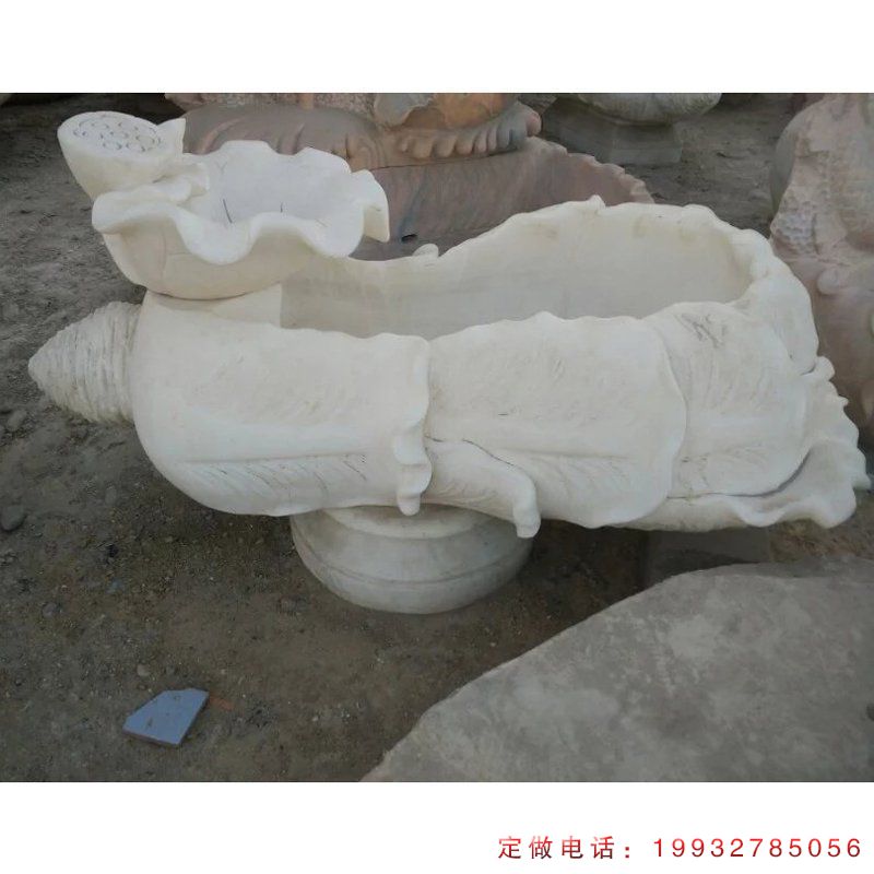 草坪流水盆景观石雕（1）
