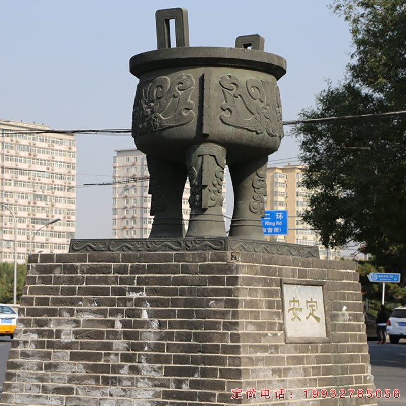 景区鼎景观铜雕（1）