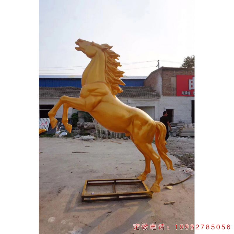 企业公司马动物铜雕（3）