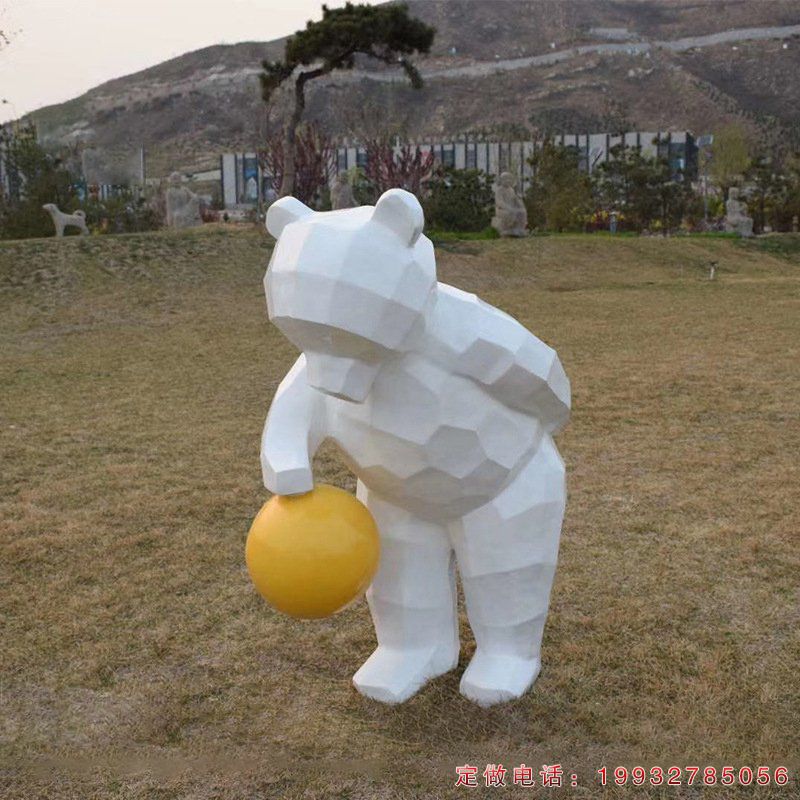 医院玻璃钢熊动物雕塑（1）