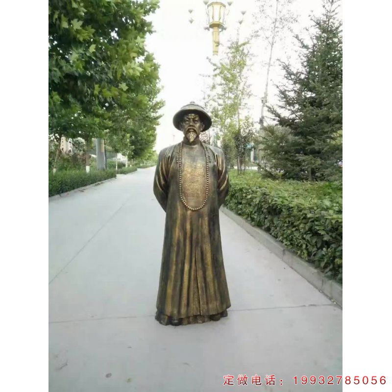 企业禁烟英雄林则徐人物铜雕（1）