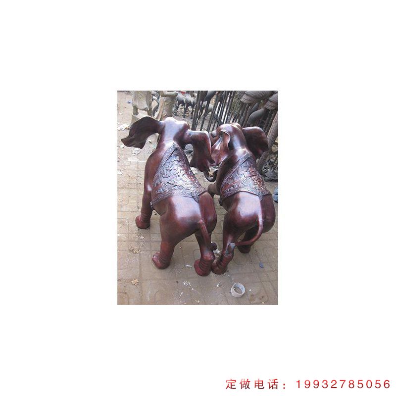 商场大象动物铜雕（1）