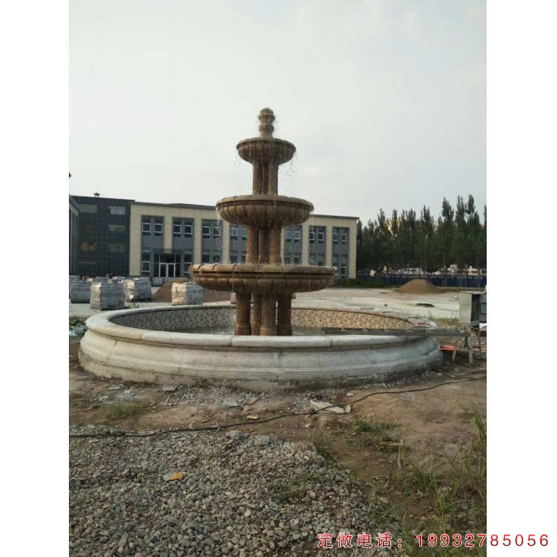 步行街大型喷泉景观铜雕（2）