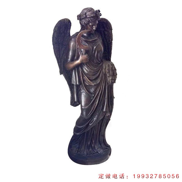 天使人物铜雕 (2)