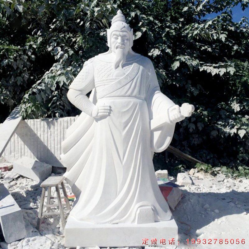 城市军事家戚继光人物石雕（1）