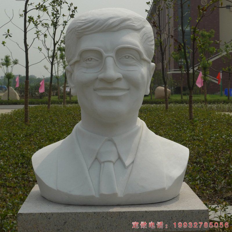 企业华罗庚人物石雕（1）