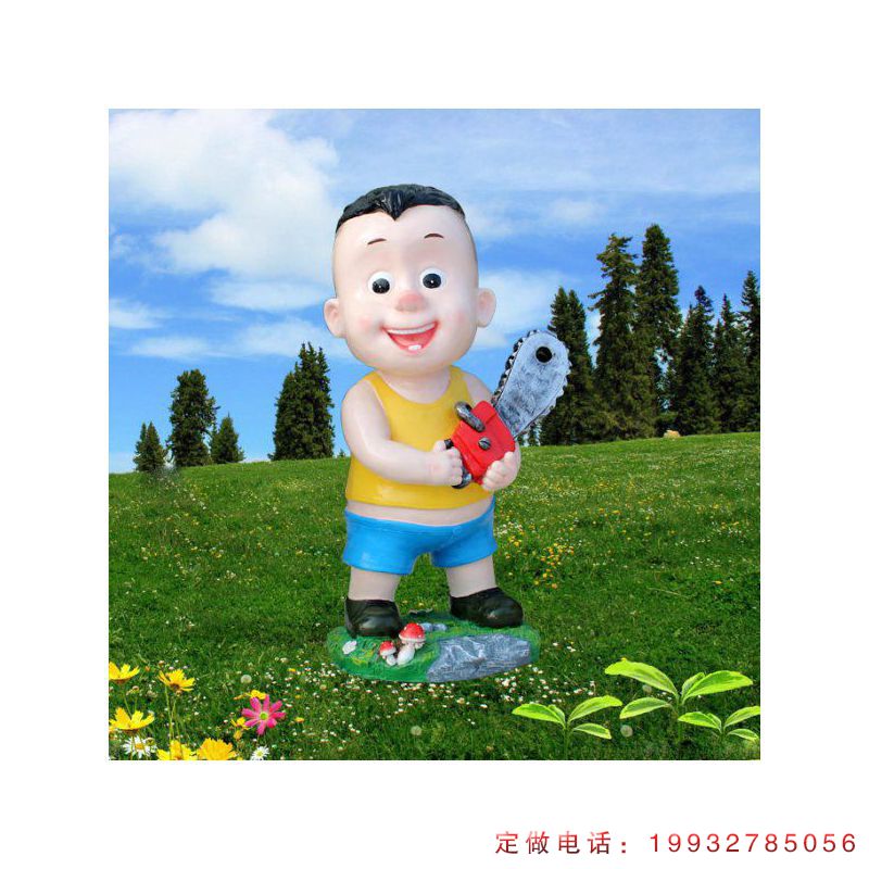 游乐场玻璃钢熊出没卡通雕塑（1）
