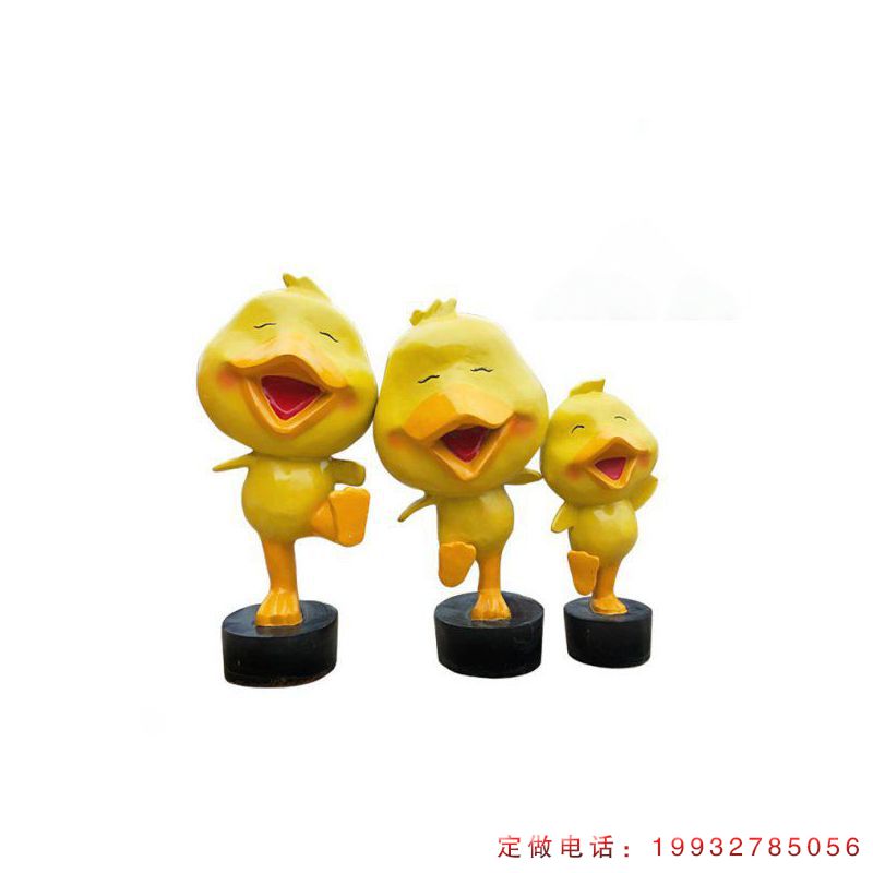 企业玻璃钢鸡动物雕塑（2）