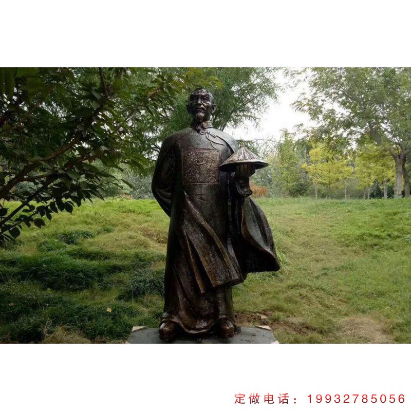 景区林则徐人物铜雕（1）