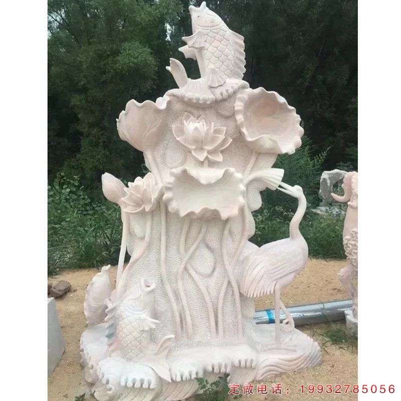 公园流水盆景观石雕（1）