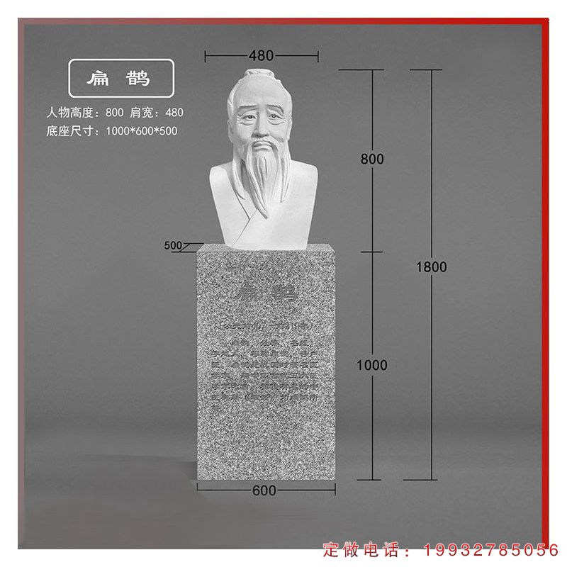 酒店扁鹊人物石雕（1）