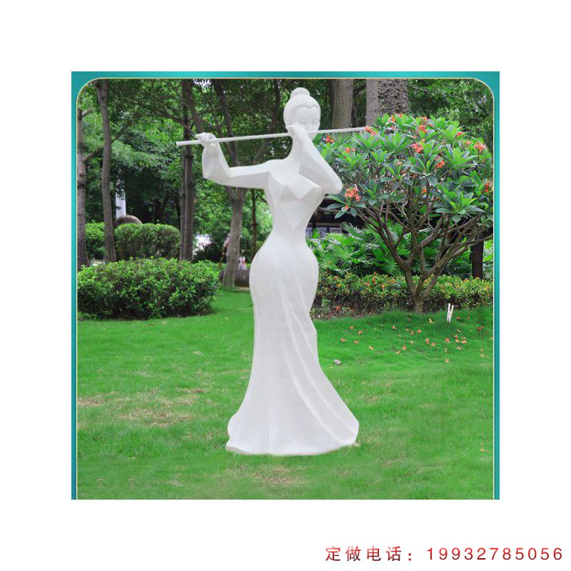 学校玻璃钢音乐人人物雕塑（1）