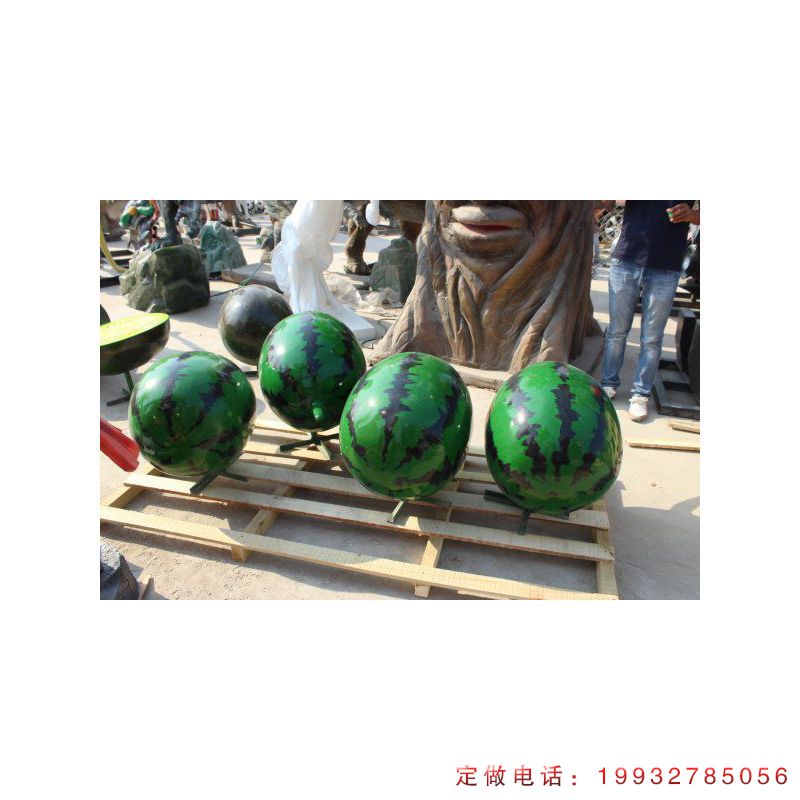 玻璃钢西瓜雕塑 (15)