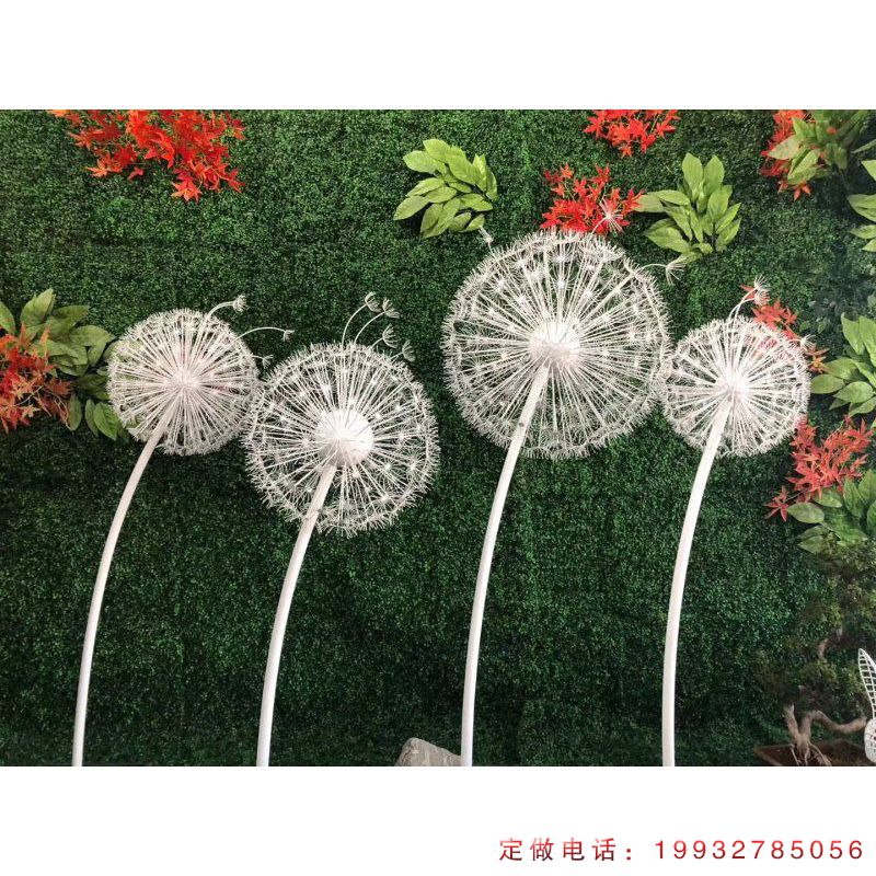 草坪不锈钢蒲公英景观雕塑（2）