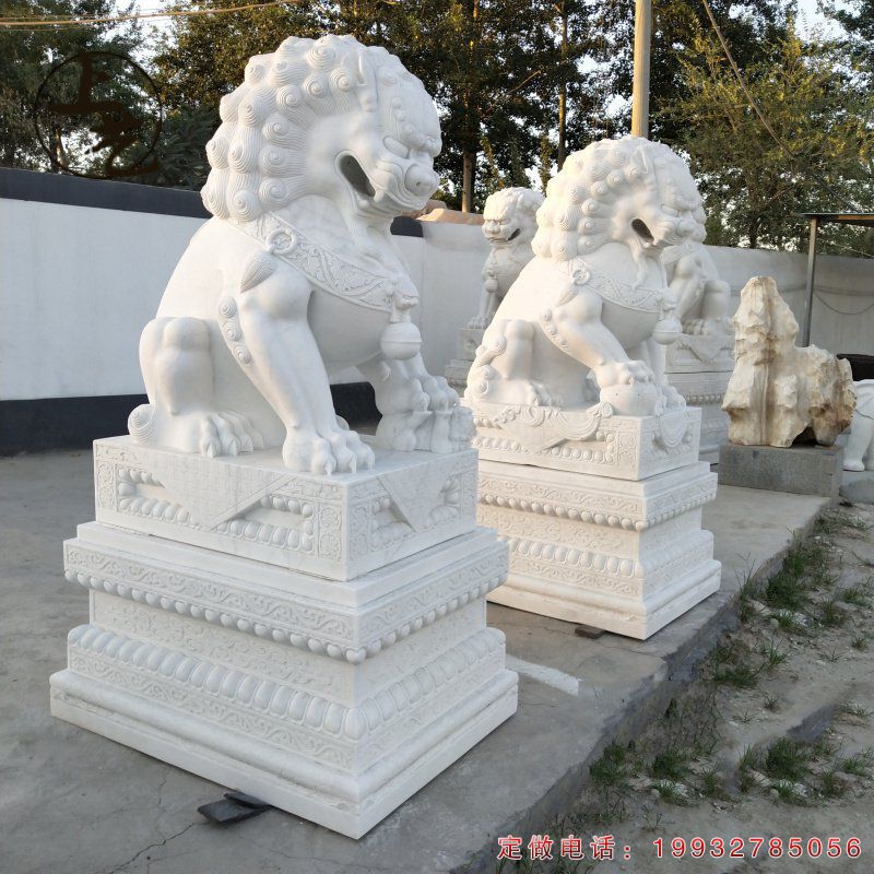 公园狮子动物石雕（3）