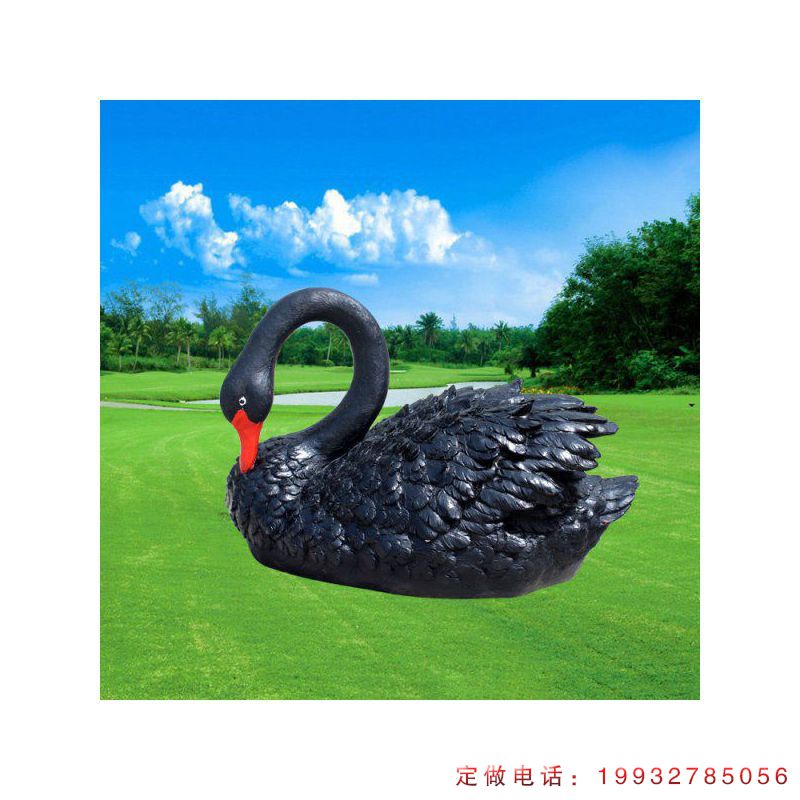 玻璃钢天鹅雕塑 (58)