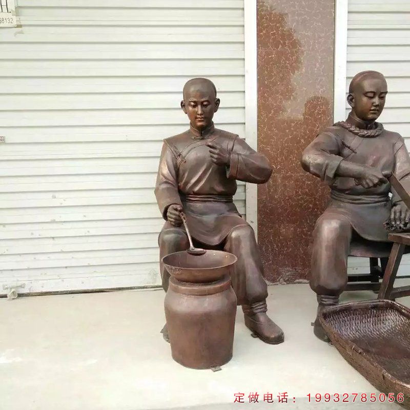 企业中医人物铜雕（2）